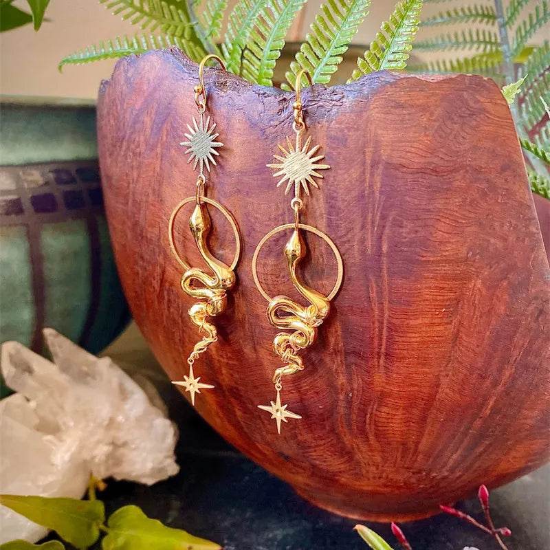 Bohemia Snow Fairy Earrings Hypoallergenic Wanderlust Hippie Jewelry - zenfulharmony.com