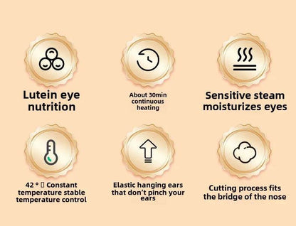 10pcs/bag Lutein Disposable Steam Eye Mask Spontaneous Hot Compress Mask - zenfulharmony.com
