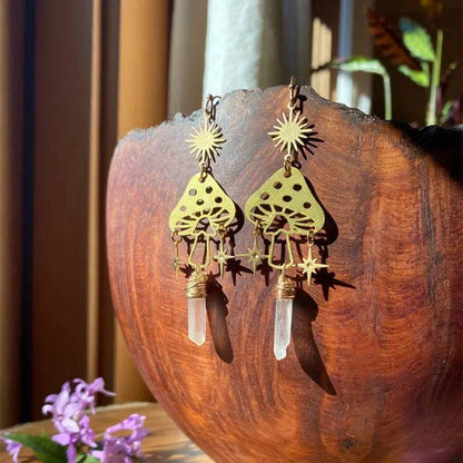 Bohemia Snow Fairy Earrings Hypoallergenic Wanderlust Hippie Jewelry - zenfulharmony.com