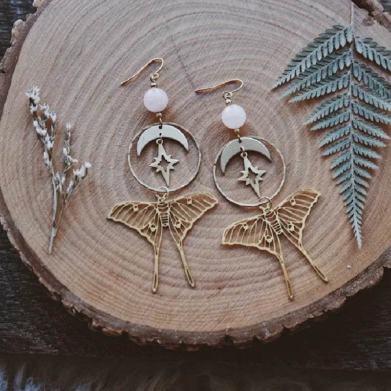 Bohemia Snow Fairy Earrings Hypoallergenic Wanderlust Hippie Jewelry - zenfulharmony.com