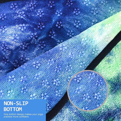 Yoga Meditation Mat 72”×24”Non Slip Hot Yoga Towel Sweat Absorbent Yoga Mat - zenfulharmony.com