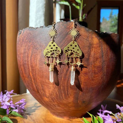 Bohemia Snow Fairy Earrings Hypoallergenic Wanderlust Hippie Jewelry - zenfulharmony.com