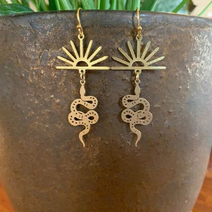 Bohemia Snow Fairy Earrings Hypoallergenic Wanderlust Hippie Jewelry - zenfulharmony.com