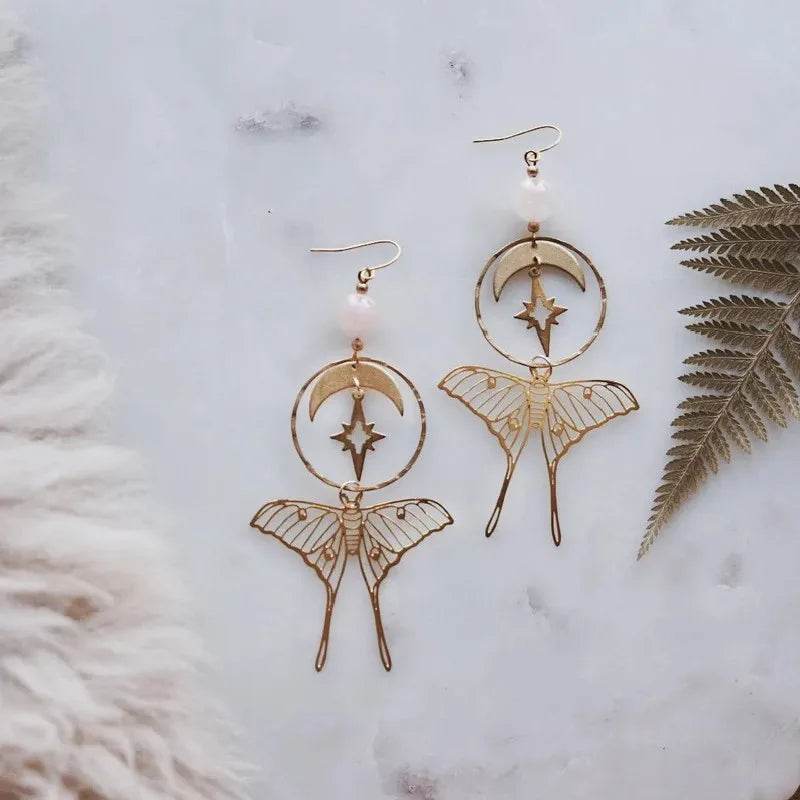 Bohemia Snow Fairy Earrings Hypoallergenic Wanderlust Hippie Jewelry - zenfulharmony.com