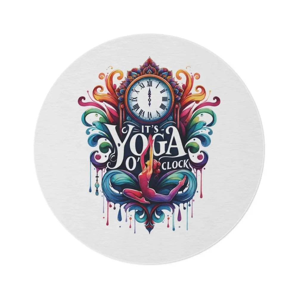 7 Chakras Meditation Yoga Carpet living room Colorful Round Rug for Yoga Lovers Floor Mat Yoga Room Decor Easter Festivals Gift - zenfulharmony.com