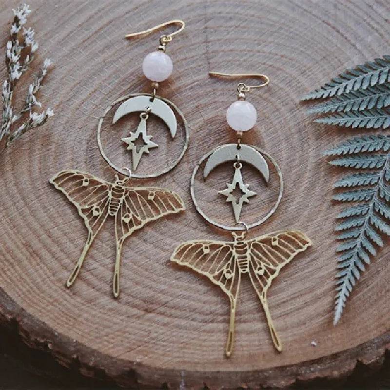 Bohemia Snow Fairy Earrings Hypoallergenic Wanderlust Hippie Jewelry - zenfulharmony.com
