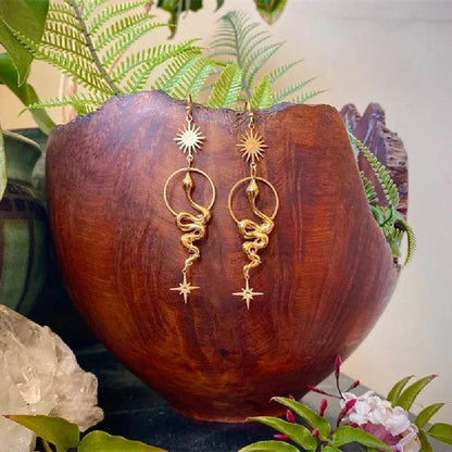 Bohemia Snow Fairy Earrings Hypoallergenic Wanderlust Hippie Jewelry - zenfulharmony.com