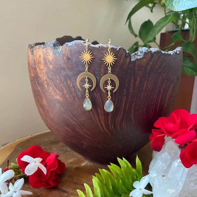 Bohemia Snow Fairy Earrings Hypoallergenic Wanderlust Hippie Jewelry - zenfulharmony.com