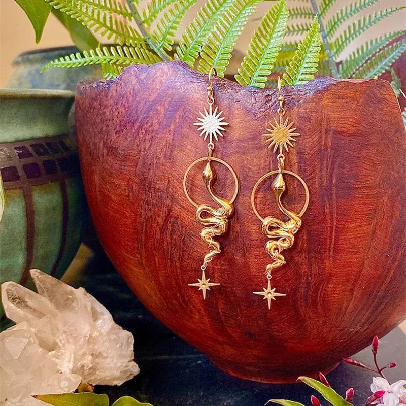 Bohemia Snow Fairy Earrings Hypoallergenic Wanderlust Hippie Jewelry - zenfulharmony.com