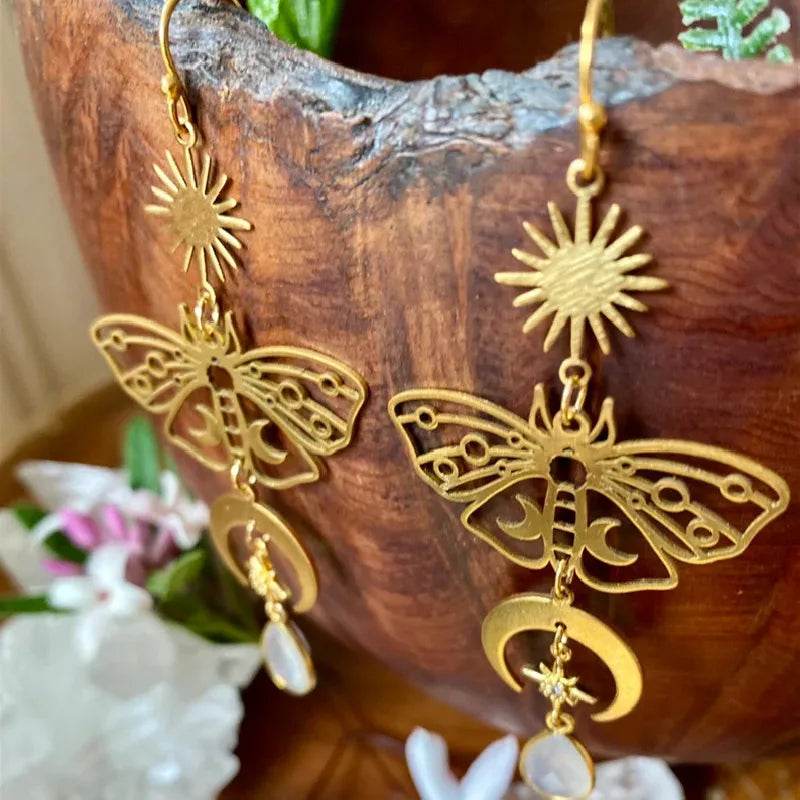 Bohemia Snow Fairy Earrings Hypoallergenic Wanderlust Hippie Jewelry - zenfulharmony.com