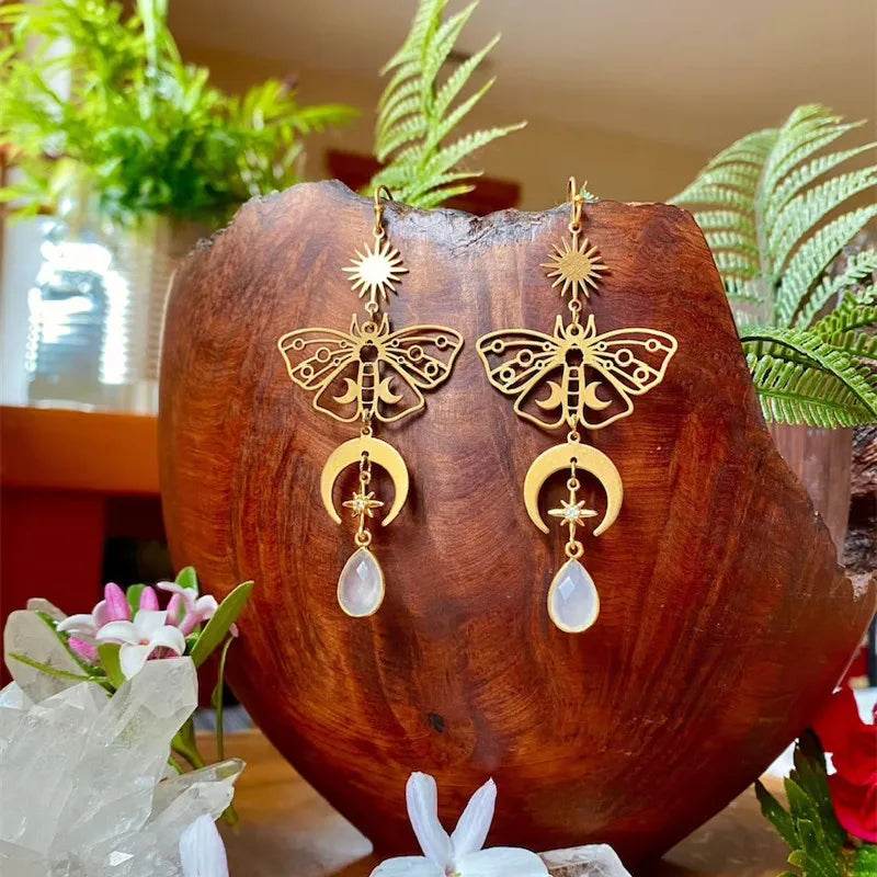Bohemia Snow Fairy Earrings Hypoallergenic Wanderlust Hippie Jewelry - zenfulharmony.com