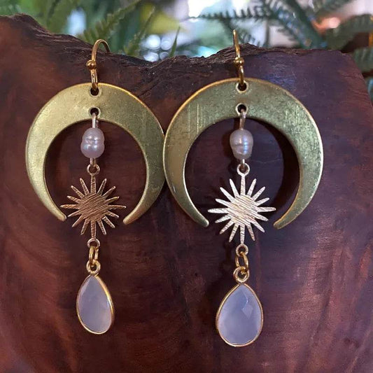 Bohemia Snow Fairy Earrings Hypoallergenic Wanderlust Hippie Jewelry - zenfulharmony.com