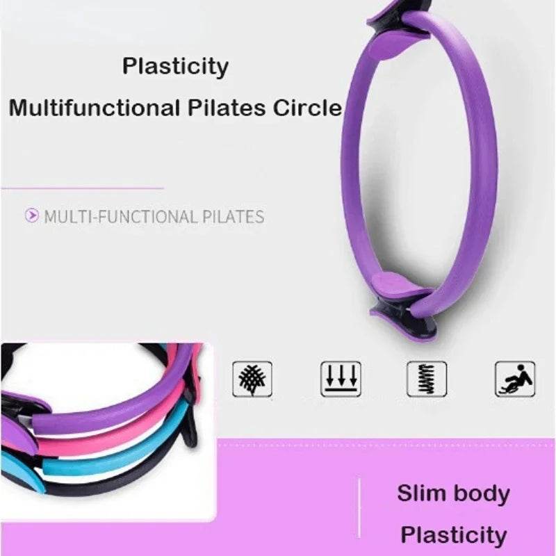 Yoga Fitness Ring Pilates Ring Women Girl Exercise Home Resistance Elasticity Yoga Gym Workout Pilates Circle Yoga Circle ﻿ - zenfulharmony.com