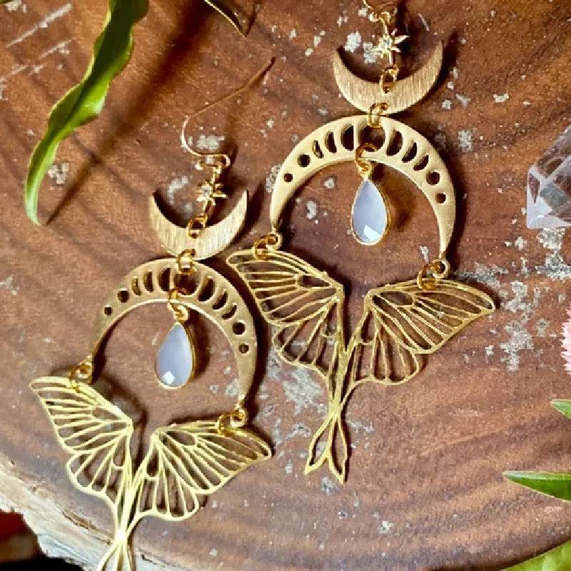 Bohemia Snow Fairy Earrings Hypoallergenic Wanderlust Hippie Jewelry - zenfulharmony.com