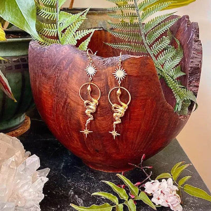 Bohemia Snow Fairy Earrings Hypoallergenic Wanderlust Hippie Jewelry - zenfulharmony.com