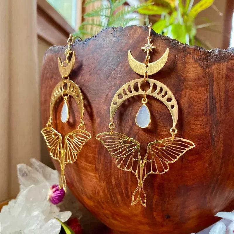 Bohemia Snow Fairy Earrings Hypoallergenic Wanderlust Hippie Jewelry - zenfulharmony.com