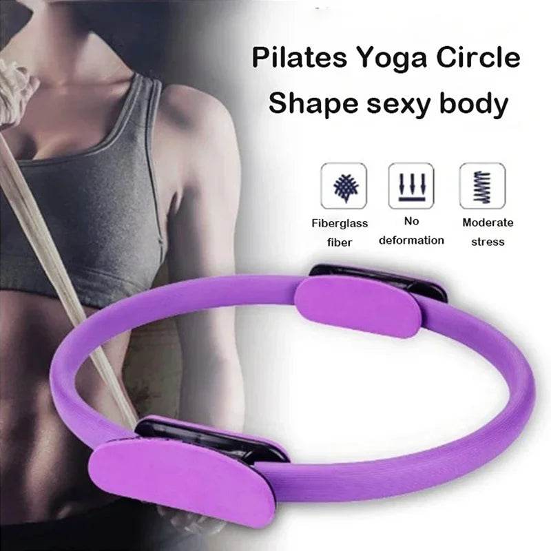 Yoga Fitness Ring Pilates Ring Women Girl Exercise Home Resistance Elasticity Yoga Gym Workout Pilates Circle Yoga Circle ﻿ - zenfulharmony.com