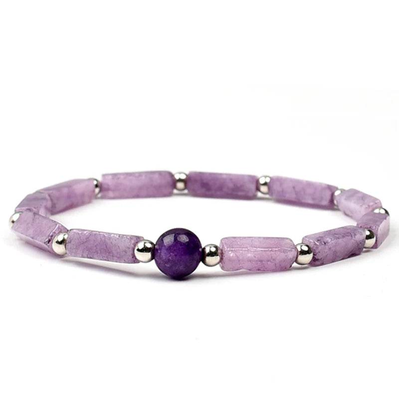 Natural Amethysts Bracelet Body-purify Slimming Healing Stone Bracelets - zenfulharmony.com