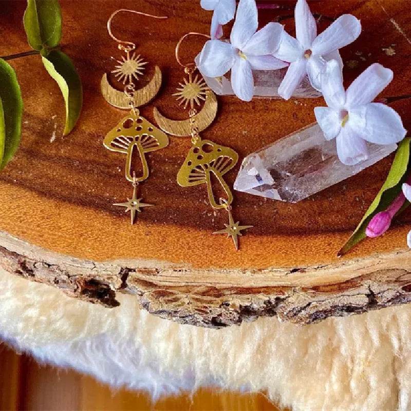 Bohemia Snow Fairy Earrings Hypoallergenic Wanderlust Hippie Jewelry - zenfulharmony.com