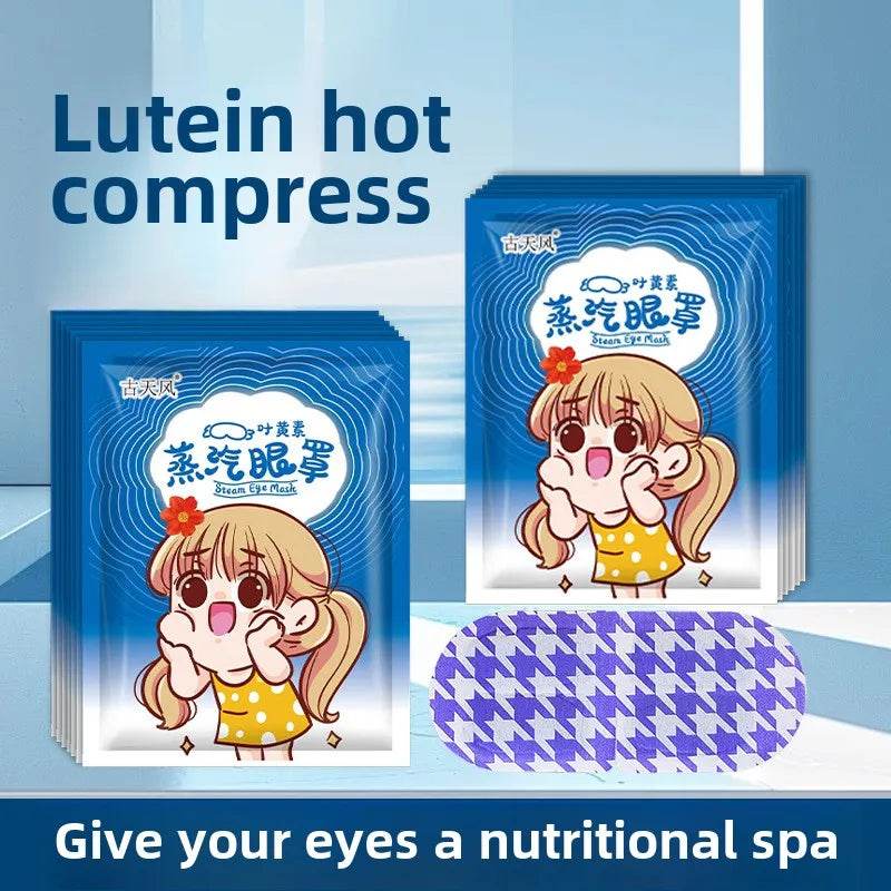 10pcs/bag Lutein Disposable Steam Eye Mask Spontaneous Hot Compress Mask - zenfulharmony.com