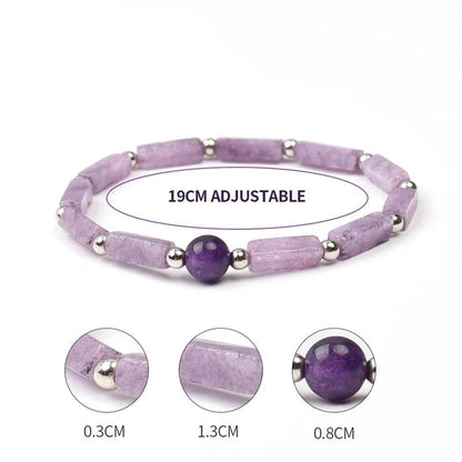 Natural Amethysts Bracelet Body-purify Slimming Healing Stone Bracelets - zenfulharmony.com