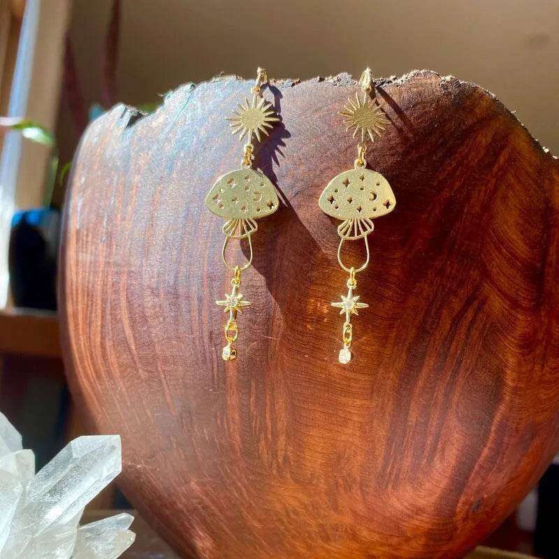 Bohemia Snow Fairy Earrings Hypoallergenic Wanderlust Hippie Jewelry - zenfulharmony.com