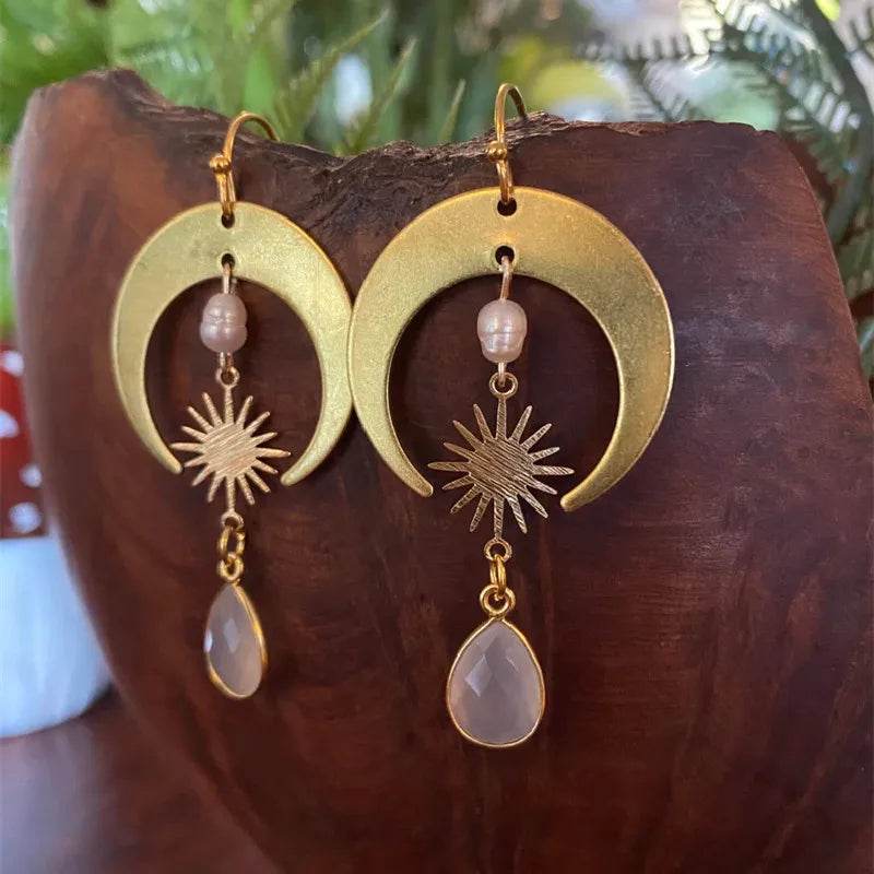 Bohemia Snow Fairy Earrings Hypoallergenic Wanderlust Hippie Jewelry - zenfulharmony.com