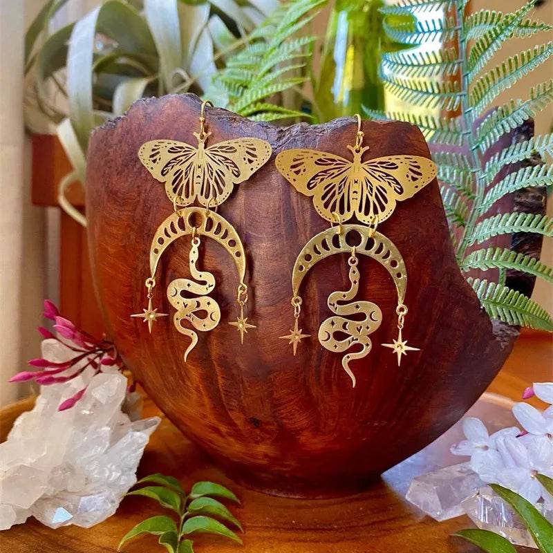 Bohemia Snow Fairy Earrings Hypoallergenic Wanderlust Hippie Jewelry - zenfulharmony.com