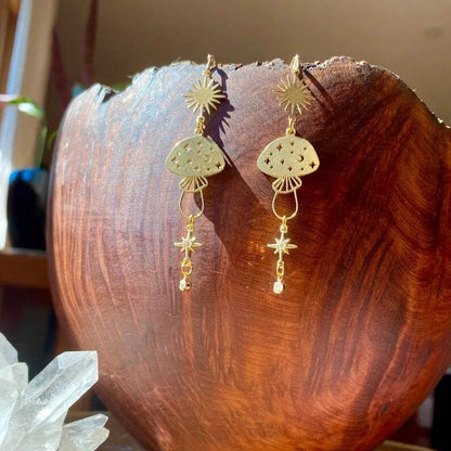 Bohemia Snow Fairy Earrings Hypoallergenic Wanderlust Hippie Jewelry - zenfulharmony.com