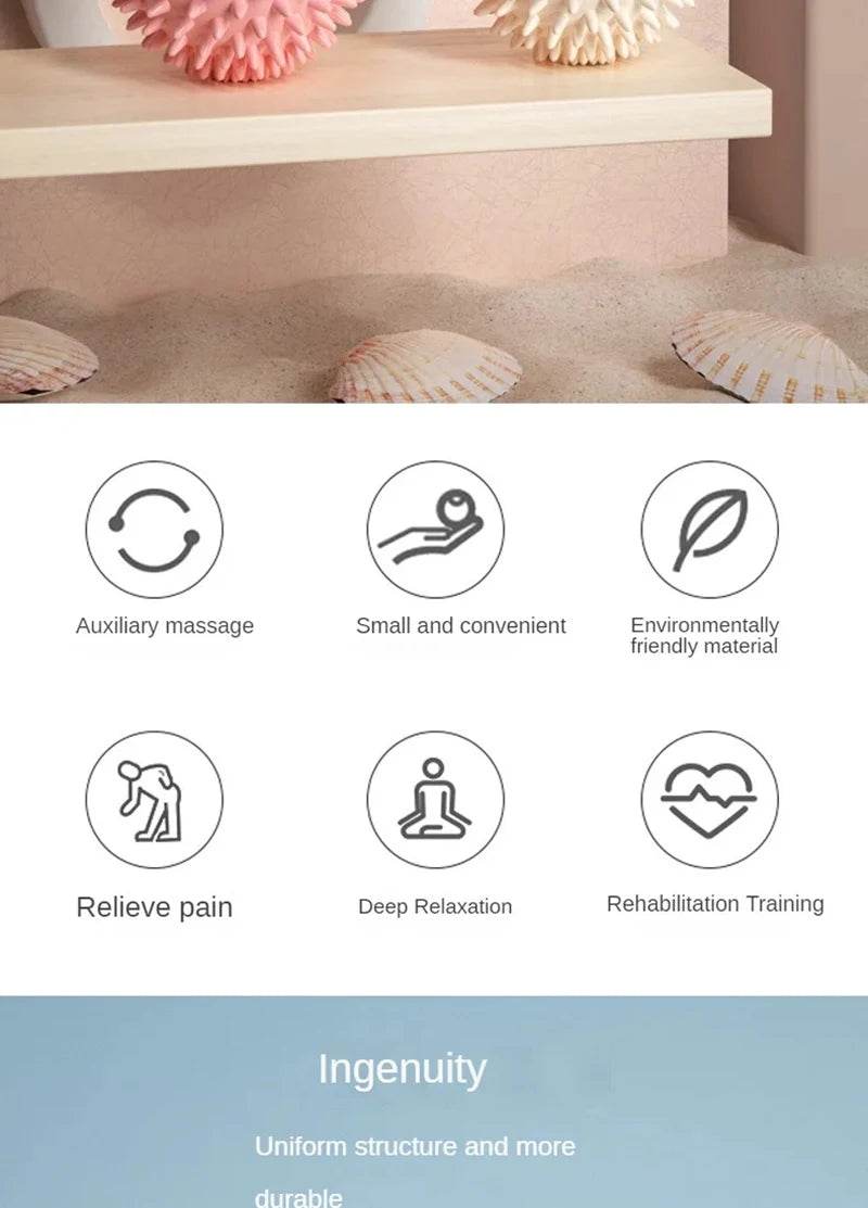 Hedgehog Massage Ball Yoga Fascia Ball Sports Fitness - zenfulharmony.com