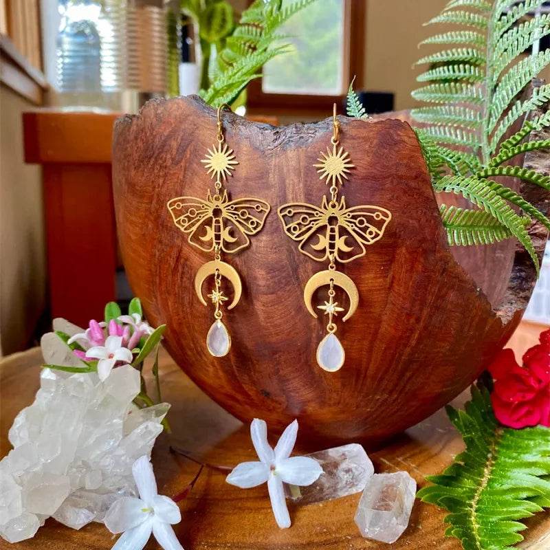 Bohemia Snow Fairy Earrings Hypoallergenic Wanderlust Hippie Jewelry - zenfulharmony.com