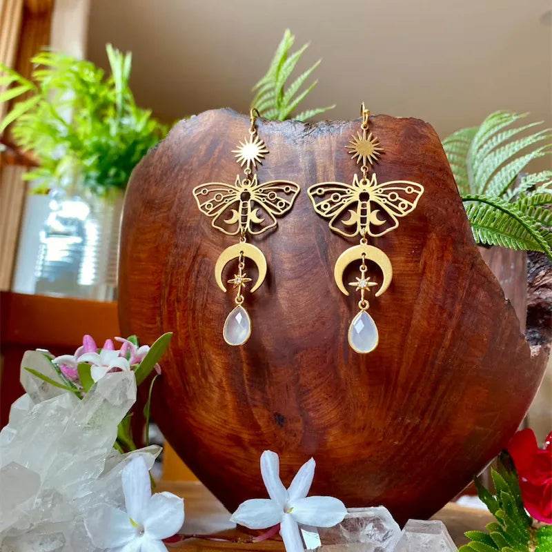 Bohemia Snow Fairy Earrings Hypoallergenic Wanderlust Hippie Jewelry - zenfulharmony.com