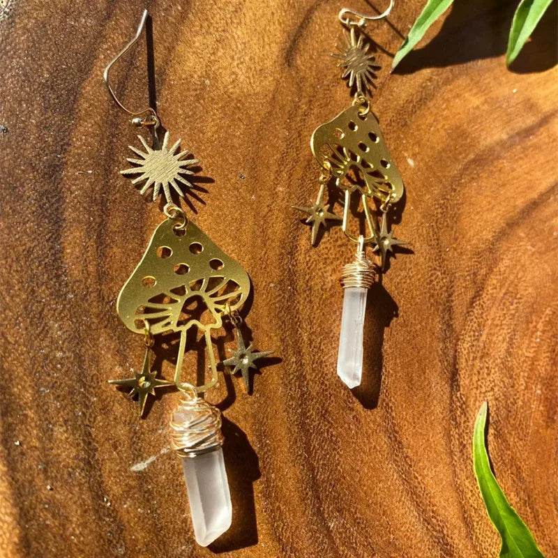 Bohemia Snow Fairy Earrings Hypoallergenic Wanderlust Hippie Jewelry - zenfulharmony.com