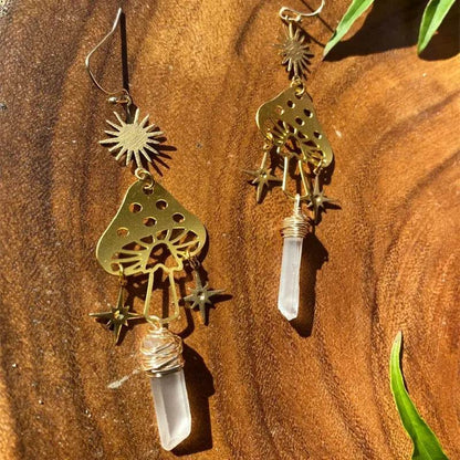 Bohemia Snow Fairy Earrings Hypoallergenic Wanderlust Hippie Jewelry - zenfulharmony.com