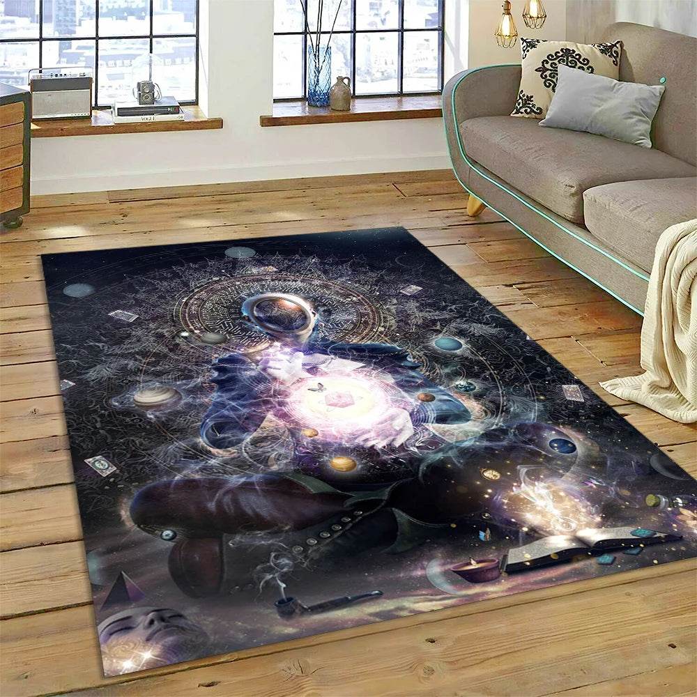 3D Yoga Zen Naturalize Meditation Rainbow 7 Chakra Area Rug,Carpet for Living Room Bedroom Sofa Doormat Decor,Non-slip Floor Mat - zenfulharmony.com