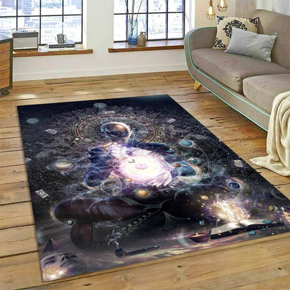 3D Yoga Zen Naturalize Meditation Rainbow 7 Chakra Area Rug,Carpet for Living Room Bedroom Sofa Doormat Decor,Non-slip Floor Mat - zenfulharmony.com