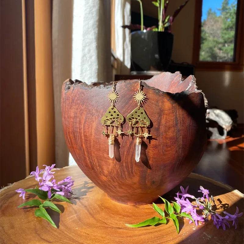 Bohemia Snow Fairy Earrings Hypoallergenic Wanderlust Hippie Jewelry - zenfulharmony.com