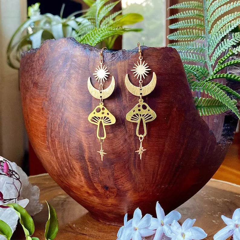 Bohemia Snow Fairy Earrings Hypoallergenic Wanderlust Hippie Jewelry - zenfulharmony.com