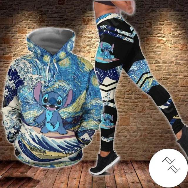 Stitch Yoga Pants Sweatpant Fashion Sport Suit Disney Mickey Yoga Suit - zenfulharmony.com