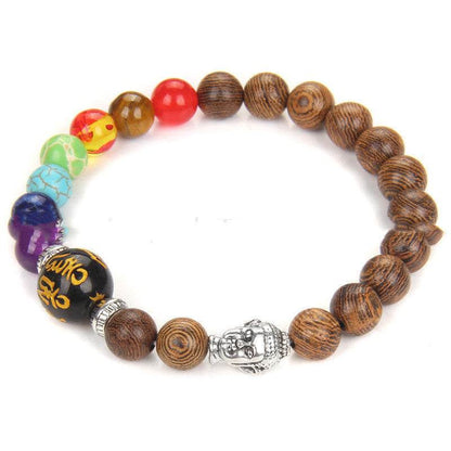 Seven Chakra Yoga Energy Meditation Bracelet Women - zenfulharmony.com