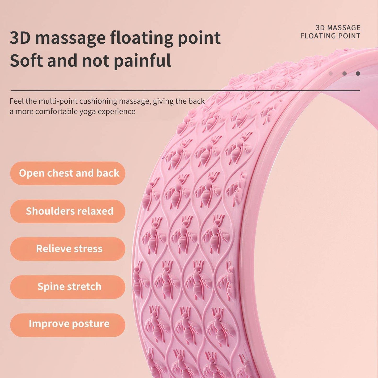 Massage Roller Beginner Back Pilates Yoga Dharma Wheel - zenfulharmony.com