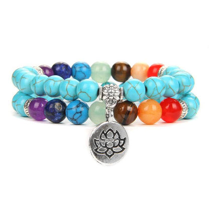 Seven Chakra Yoga Energy Bracelets - zenfulharmony.com