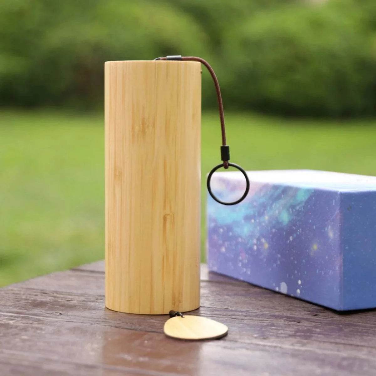 Bamboo Wind Chimes Set Wind Windchimes 8 Tone Rods Windchimes - zenfulharmony.com