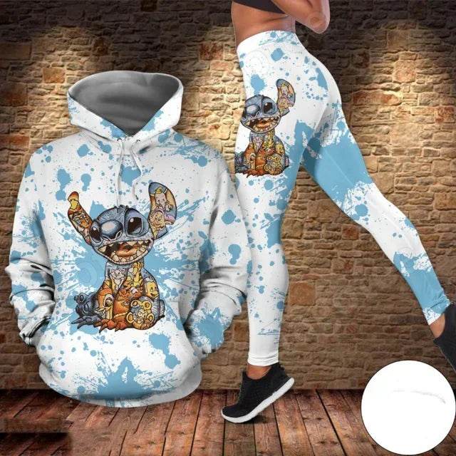 Stitch Yoga Pants Sweatpant Fashion Sport Suit Disney Mickey Yoga Suit - zenfulharmony.com